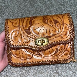 Clutch-sized antique bag